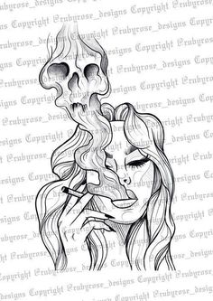 Skull And Women Tattoo, Forearm Tattoo Women Printable, Capricorn Tshirt Ideas, Tattoo Design Drawings Skull, Skull Woman Tattoo Design, Skull And Woman Tattoo, Women Skull Tattoo Ideas, Skull With Roses Drawing, Skull Tattoo Women