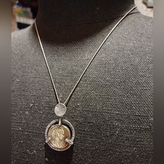 This Is A Real Ancient Greek Coin Set In Solid Sterling Silver Pendant And On A Italian Made Solid Sterling Silver Beautiful Chain In Exelent Condition. The Coin Itself Is In Exelent Condition And It Is A Real Coin And The Silver Is Strong And Thick And Of Exelent Quality . This Is A True Piece Of History And A True One Of A Kind Piece Of Art Jewelery Can't Get Any More Collectable Than That And What A Conversation Piece. The Overall Condition Of The Necklace Is Excellent . Greek Coin Pendant, Jewelry Ancient, Ancient Greek Coin, Greek Coins, Coin Set, Sterling Necklaces, Coin Pendant, Ancient Greek, Conversation Piece