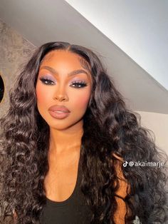 Flawless Face Makeup, Glam Makeup Look, Dope Hairstyles, Makeup Obsession, Makeup For Black Women