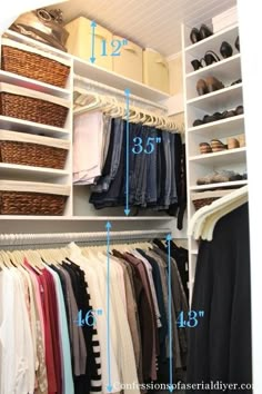 How to build a closet without breaking the bank Organiser Son Dressing, Closet Diy, Walking Closet, Home Closet