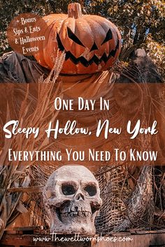 two pumpkins with the words one day in sleepy hollow new york everything you need to know