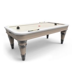 an image of a pool table on white background