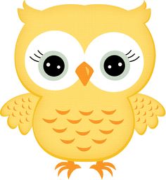 an owl with big eyes sitting down