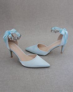 Quince Heels, Quince Shoes, Quinceanera Shoes, Flower Girl Shoes, Wedding Pumps, Holiday Shoes, Pointy Toe Heels, Pointy Toe Flats