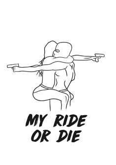 Gangsta Love Couple Drawings, Gangster Cartoon Tattoos, Prison Wife Tattoos, Gangster Couple Tattoos, Ride Or Die Wallpaper, Ride Or Die Aesthetic, Bandit Tattoo, Gangster Boyfriend, Ride Or Die Tattoo