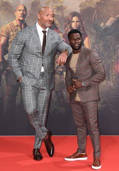 Dwayne Johnson And Kevin Hart, Jumanji Welcome To The Jungle, Kevin Johnson, Bald Men Style, Smart Casual Menswear, Fit Man, Black Men Street Fashion, The Rock Dwayne Johnson