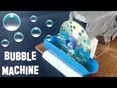 a machine that has soap bubbles on it