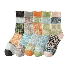 PRICES MAY VARY. Machine Wash Couple Socks, Weather Seasons, Winter Socks, Warm Socks, Wool Socks, Wave Pattern, Socks And Hosiery, Knitting Socks, Crew Socks