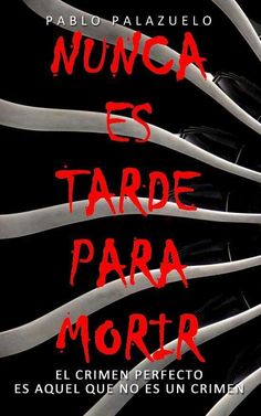 an advertisement for the movie nunga es tarde para morter, with white wires in