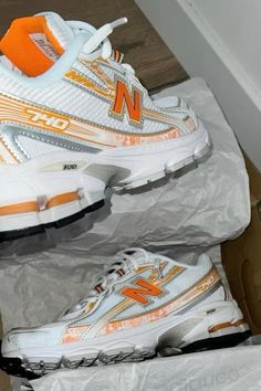 New Balance 740, New Balance Orange, New Balances, Nike Jordans, Jordans Shoes, Orange Sneakers