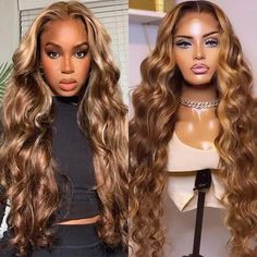 Natural Density Series Item: Ombre Highlight Body Wave Lace Front Wig Human Hair Honey Blonde Color Hair Material:inches100% Virgin Human Hair Wig Hair Color:inchesHighlight TL412 Ombre Color Hair Grade:inchesKlaiyi Hair, Virgin Hair, Body Wave Hair, Bleach/Dye Friendly Hair Length:inches16~24 inch is available, Very Soft, Healthy and thick Lace Wig Type:inches13x4 LaceinchesFrontal Wig/4x4inchesLace Closure Wig Cap Size:inches22-22.5 inches(54-58cm) Frontal Wig Body Wave, Hair Color Blonde Highlights, Honey Blonde Highlights, Black Hair With Highlights, Honey Hair, Colored Wigs, Hair Color Highlights, Body Wave Wig