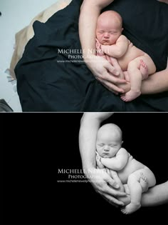 two photos of a woman holding a baby in her arms