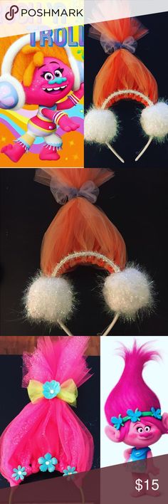 there are pictures of different hats and hair accessories on this page, with the caption's description below