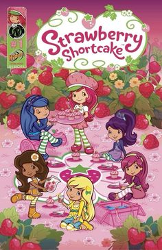 the strawberry shortcakes poster is shown