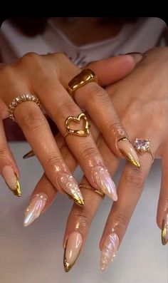 Different Shapes, Makeup Nails, Pretty Nails, Acrylic Nails, Nail Designs, Nails, Color