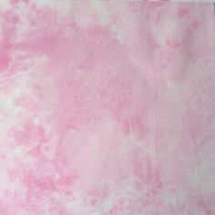 a pink and white tie - dyed background with blue trim