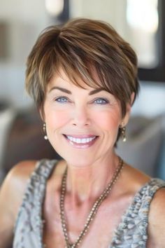 Beauty and Makeup: #beauty, #makeup, #skincare, #haircare Pixie Hairstyles For Older Women, Pixie Haircut Fine Hair, Choppy Layers, Short Sassy Hair, Choppy Hair, Short Hair Trends, Short Hairstyles For Thick Hair