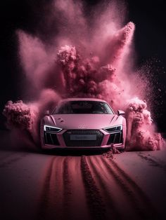 Sports Car Wallpaper, Car Backgrounds, Cool Car Pictures, Pink Car, Super Luxury Cars