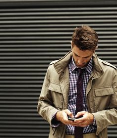 on the phone again Purple Gingham Dress, Moda Jeans, Gentleman Style, Khaki Chinos, Cool Stuff, Elton John