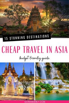 Find the cheapest vacation destinations in Asia for a budget-friendly trip. Cheap Vacation Destinations, Cheap Destinations