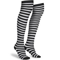 PRICES MAY VARY. Skeleteen Wicked Witch Thigh Highs Tights is the ideal socks for Halloween costumes or every day. Each sock is 24" long and made of a knit material that stretches and is comfortable to wear. These are great cosplay socks for any woman, girl or boy who enjoys wearing colorful goth socks. Great addition to the costumes of a schoolgirl when worn with a white shirt and pleated skirt. Skeleteen items are made of tested materials that are non-toxic and safe. Knee-high Striped Winter Socks, Striped Knee-high Winter Socks, Studded Clothes, Goth Socks, Stockings For Men, Geek Costume, Referee Costume, Men In Stockings, Thigh High Tights