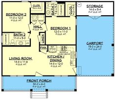 the first floor plan for this house