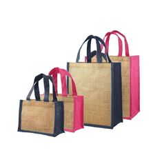 Wholesale Burlap Bags, Bulk Jute Bags, Small Jute Bag, Cheap Jute bags Small Jute Bags, Cheap Tote Bags, Rose Tote Bag, Bag Tutorials, Colored Trim, Bags Cheap, Burlap Tote, Woven Bags, Burlap Bags