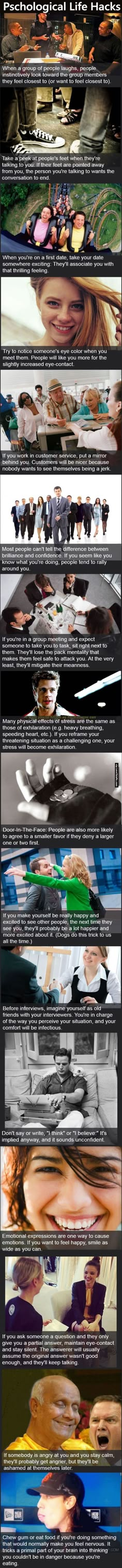 Psychological Life Hacks Pictures, Photos, and Images for Facebook, Tumblr, Pinterest, and Twitter Life Hacks Pictures, Tari Hip Hop, 1000 Lifehacks, Diy Life Hacks, E Learning, Diy Life