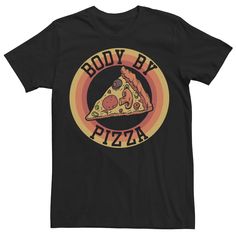 He'll love wearing this Men's Chin Up Body By Pizza Graphic Tee. Crewneck Short sleeves FABRIC & CARE Cotton Machine wash Imported Color: Black. Gender: male. Age Group: adult. Pizza Graphic, Funny Dad Shirts, Chin Up, Dad Humor, Dad To Be Shirts, This Man, Men's Style, Graphic Tee, Age Group