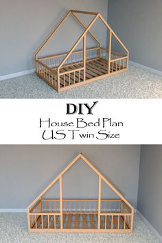 the diy house bed plan is easy to build