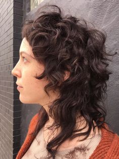 Curly Mullet, Haircuts For Curly Hair, Curly Hair Women, Curly Hair Inspiration, Curly Hair Cuts