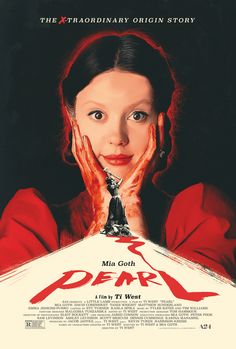 a movie poster with a woman covering her face