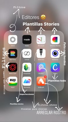 an iphone screen showing the different apps that are used to help people learn how to use them