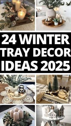 christmas decor ideas with candles and pine cones