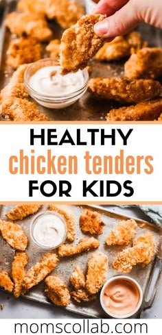 healthy chicken tenders for kids to eat