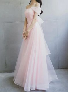 Light Pink Tulle Off Shoulder Party Dress with Bow, Soft Pink Formal D – Cutedressy Pink Wedding Dress Short, Off Shoulder Party Dress, Off Shoulder Evening Dress, Custom Bridesmaid Dress, Pink Wedding Dress, Pink Formal Dresses, Blue Wedding Dresses, Dresses Bridesmaid, Pink Tulle