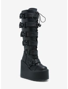 YRU Monster High Elissa Bat Dune Platform Boots | Hot Topic Monster High Platform Shoes, Yru Monster High Shoes, Yru Shoes Monster High, Monster High Boots, Elissa Bat, Bat Boots, Bat Shoes, Monster High Shoes, Character Design Outfits