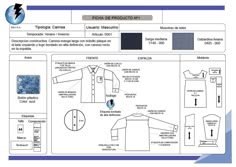 an image of the front and back of a shirt with instructions for sewing on it