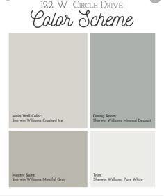 the color scheme for gray and white paint