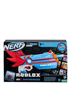 the nerf robblox toy is in its box