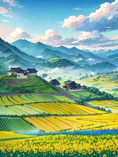 Landscape Ghibli, Animated Landscape, Dreamscape Art, Landscape References, Landscape Reference, Doodle Quotes, Poster Color, Landscape Concept, Cool Wallpapers Cartoon