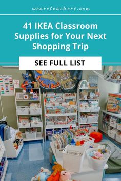 41 IKEA Classroom Supplies for Your Next Shopping Trip Ikea Classroom Ideas, Diy Classroom Decorations, We Are Teachers, Classroom Storage, Best Ikea, Teaching Inspiration, Diy Classroom