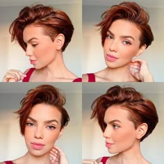 Pixie Hair Color, Kort Bob, Shorter Hair, Peinados Fáciles Para Cabello Corto, Queen Hair, Short Pixie Haircuts