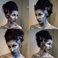 Bride of Frankenstein Makeup Zombie, Special Fx Makeup, Theatrical Makeup, Halloween Zombie