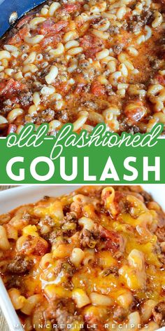 this is an easy and delicious goulash recipe