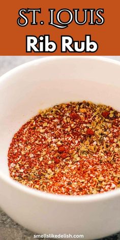 Traditional St. Louis Rib Rub. Rub For Ribs, Pork Rub Recipe, Pork Dry Rubs, Bbq Rub Recipe, Pork Chop Seasoning, Dry Rub For Ribs, Bbq Burger, Pork Seasoning, Dry Rub Recipes