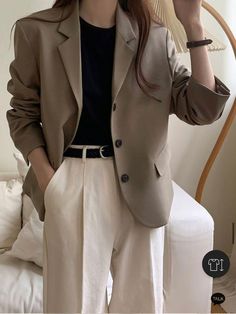 Tomboy Wedding Outfit Guest, Women Office Outfits, Formal Chic, Office Aesthetic, Everyday Fashion Outfits, Tomboy Style Outfits