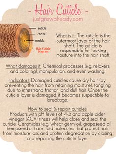 Use 1 tbsp of Apple cider vinegar in 500 ml of water in your hair. leave it for a 2-3 minutes, then rinse, it;s like conditioner :) Barber School, Hair Cuticle, Healthy Hair Tips, Black Hair Care, Hair Remedies, Hair Growth Tips, Natural Hair Tips, Natural Hair Journey, Relaxed Hair