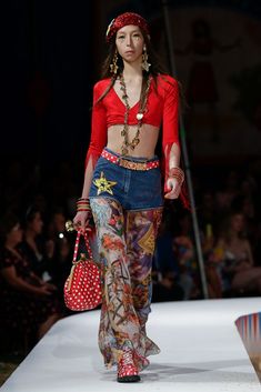 Unique Runway Fashion, Parisienne Chic, Patterned Pants, Fashion Killa