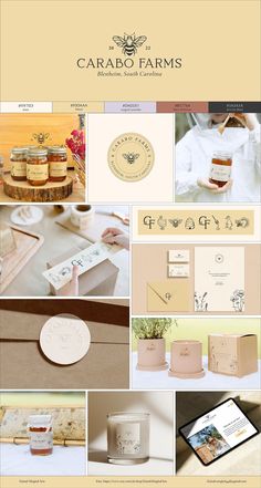 the website is designed to look like it has many different items on it, including jars and